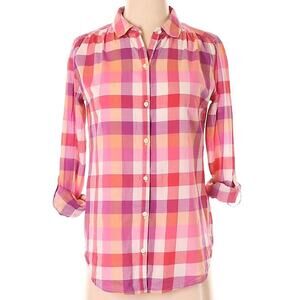 Anthropologie Isabella Sinclair Twilightcore plaid button up shirt